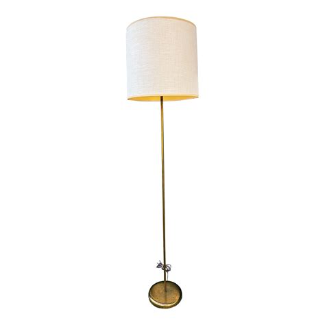 1950s Mid-Century Modern Brass Floor Lamp | Chairish