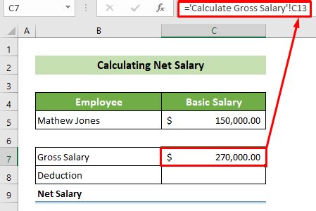 Image result for Excel Formulas for Salary Calculation