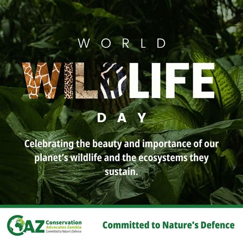 #worldwildlifeday | Conservation Advocates Zambia