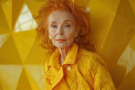 Porträt einer Person, die Gelb trägt | KI-generiertes Bild