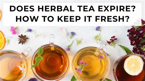 Does herbal tea expire? How to keep it fresh - FOODANDKITCHENAPPLIANCES