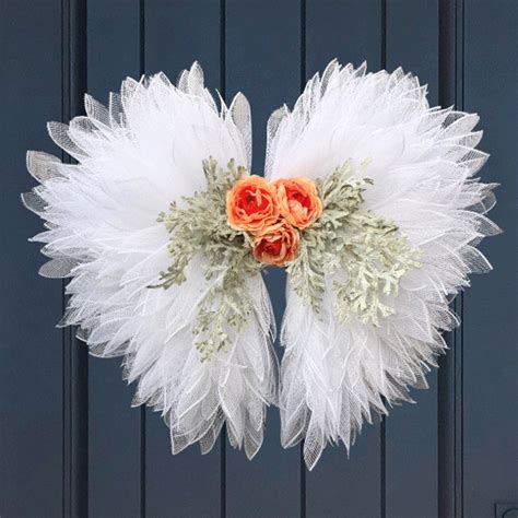 Image result for Angel Wing Wreath Tutorial