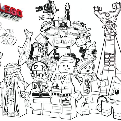 Lego Printable Coloring Pages