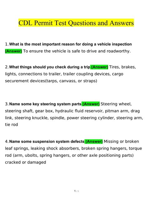 Image result for CDL Permit Not-For Knowledge Test