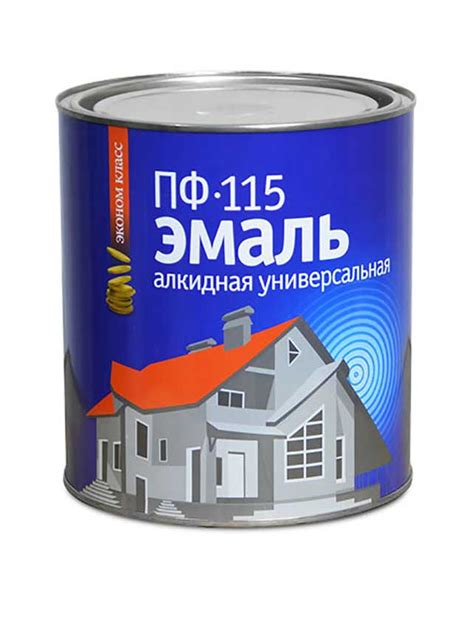 Эмаль ПФ-115 алкидная универсальная, белая, 1,8 кг - купить в ОМА