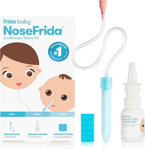 Brandclub - Frida Baby Saline Kit, Includes NoseFrida Nasal Aspirator ...