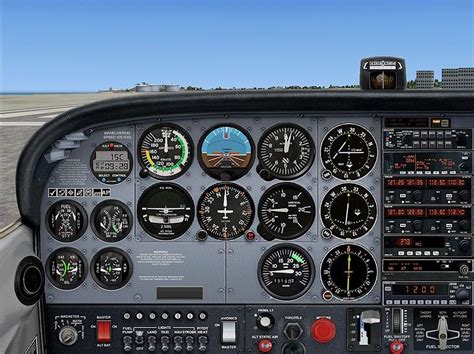 Cessna 172 Cockpit Panel