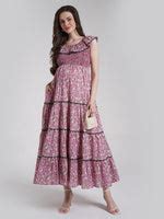 Buy Pink Floral Maternity Maxi Dress
