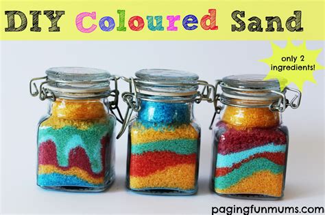 DIY Coloured Sand | Colored sand, Diy colored sand, Sand crafts