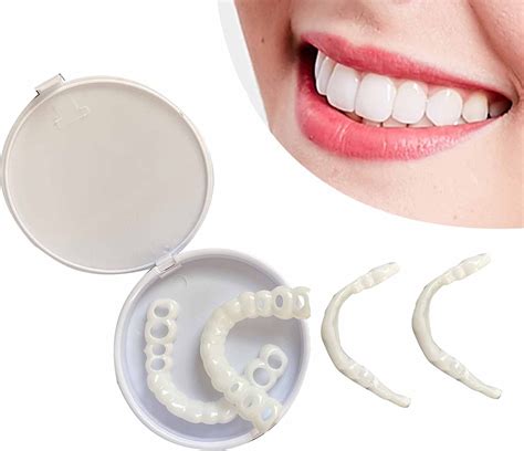 2pcs Teeth Brace Cover Instant Smile Teeth Veneers Beautiful Smile ...