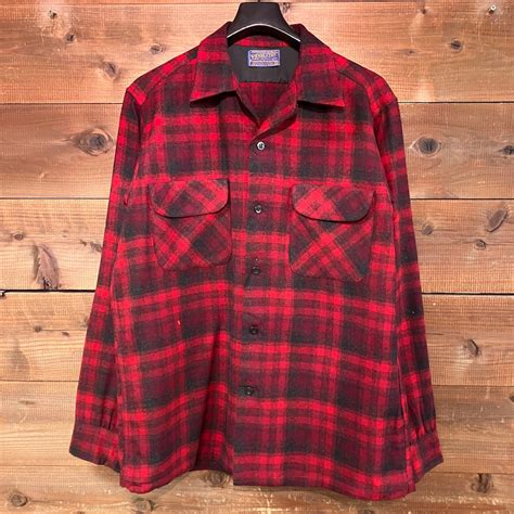 50's PENDLETON Ombre Check Board Shirt | DESERTSNOW