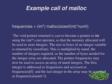 Malloc Dynamic Array 的图像结果