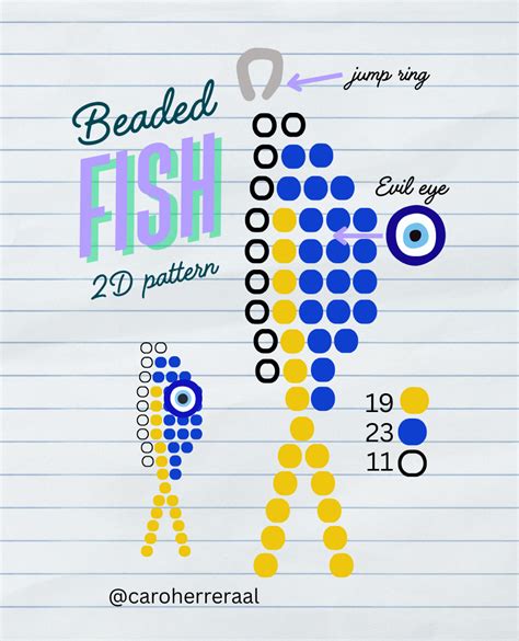 Image result for Bead Charm Fish Tutorial