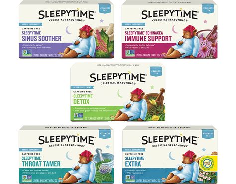 Sleepytime Wellness Tea 16-Pack | Bedtime Tea Assortment Sampler ...