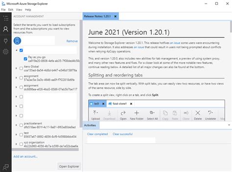 Install Azure Storage Explorer 的图像结果