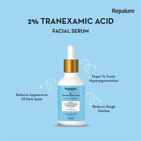 Buy REJUSURE TRANEXAMIC ACID 2% FACE SERUM FOR HYPERPIGMENTATION UNEVEN ...