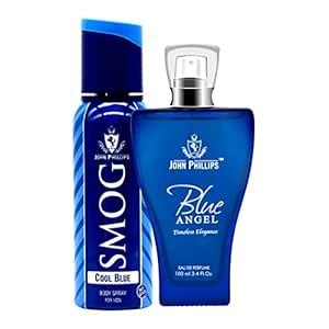 Buy John Phillips Men & Women BLUE ANGEL & SMOG COOL BLUE DEO | Long ...