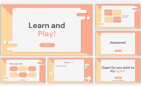 Free customizable templates for Games for Google Slides or PowerPoint ...