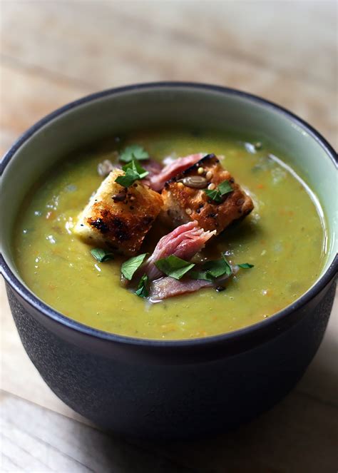 Vegetarian Split Pea Soup, How to Make it Ultra Green - The Delicious Life
