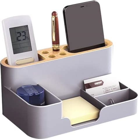 HOME CUBE Plastic Desk Organizer With Drawer Desktop Office Stationery ...