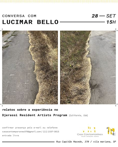 Conversa com Lucimar Bello - Relatos sobre a experiência no Djerassi ...