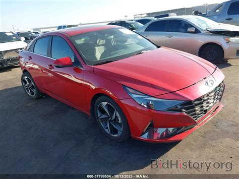 Report KMHLN4AG5NU349362 HYUNDAI ELANTRA 2022 Red Gasoline - price and damage history