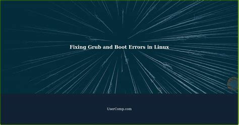 Image result for Fix Grub Bootloader