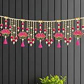 Divyakosh Torans for Entrance Door, Home Decoration Hangings, Lotus ...