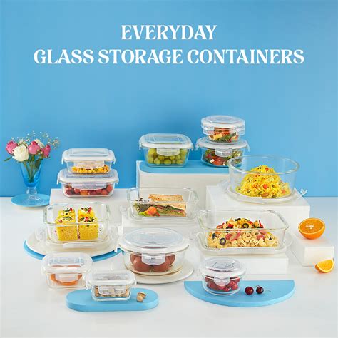 Buy Larah Klip n Store Square Everyday Glass Container at Best Price ...