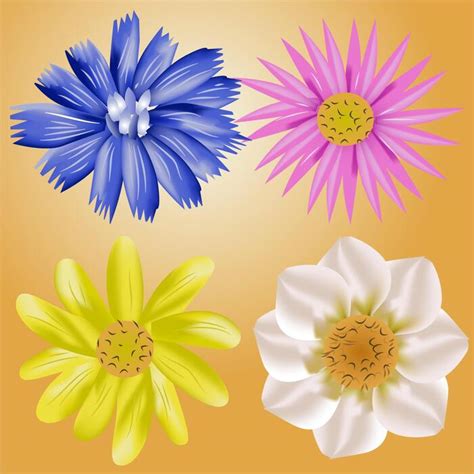 Free Flower Vector Graphics 的图像结果