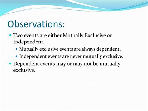 Image result for Mutually Exclusive Vs Independent Events