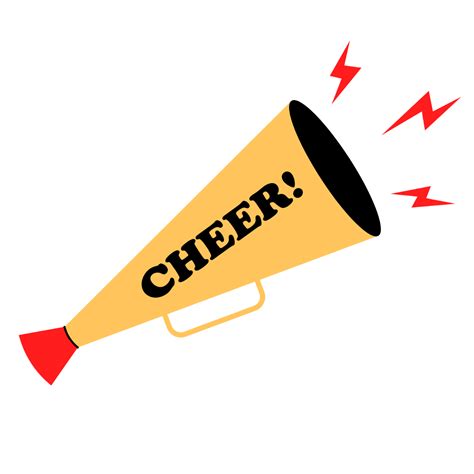Cheerleading Clipart Megaphone Cheer Megaphone Free Vector Clipart