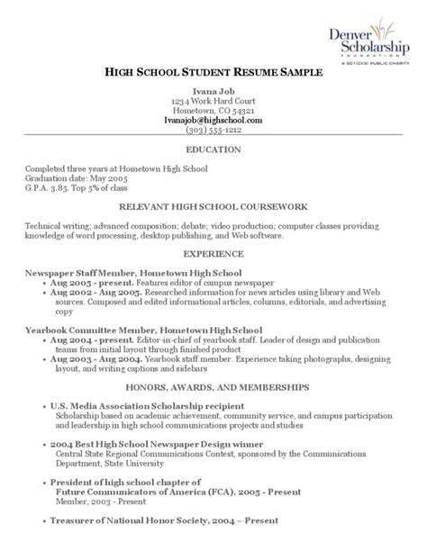 Image result for Sample Student Resume Examples