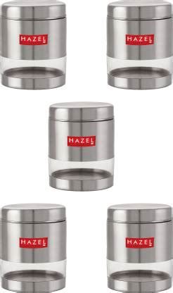 HAZEL Steel Grocery Container - 600 ml Price in India - Buy HAZEL Steel ...