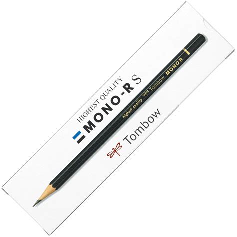 Tombow MONO R Graphite Pencil, 1 doz./Paper Case, 6B : Amazon.in: Home ...