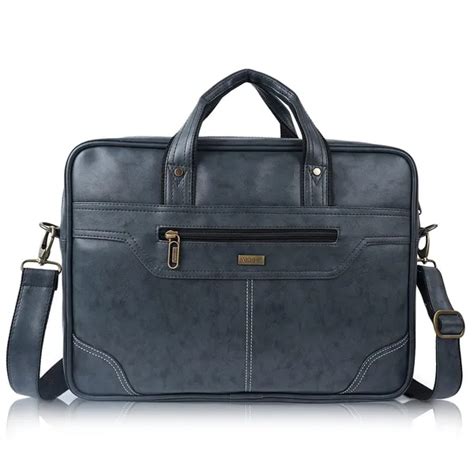 veneer Grey Laptop Bag 15.6 Inch, Business Briefcase For Men Women ...
