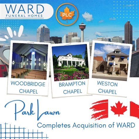 Park Lawn Completes Acquisition of Ward | Park Lawn Corporation