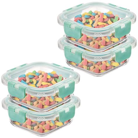 Buy Allo Food Safe Glass Containers With Oven & Microwave Safe ...