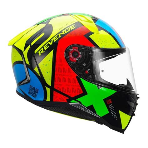 MT Revenge 2 Light Gloss Flo Yellow Helmet – AH Helmets