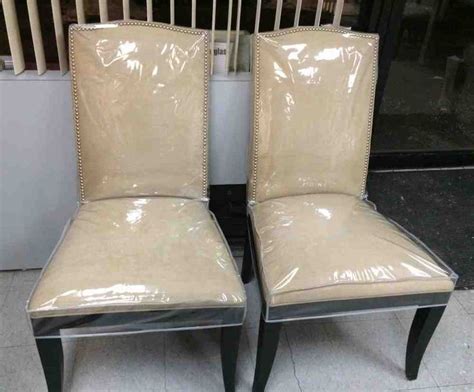 dining room chair plastic covers
