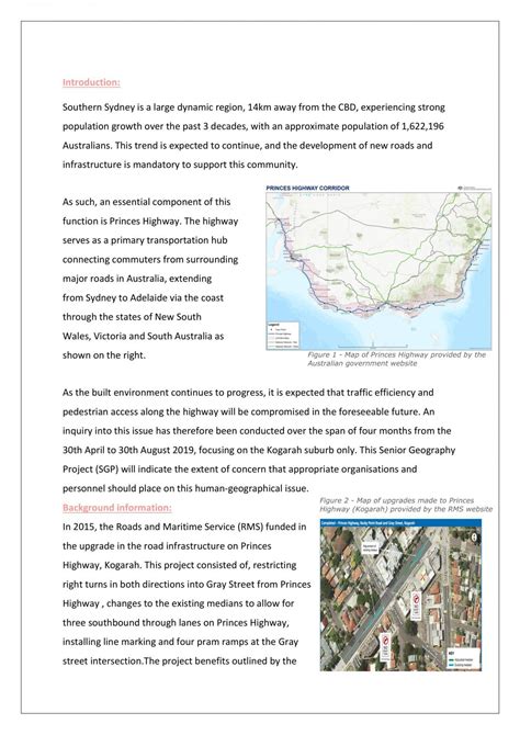 Senior Geography Project | Geography - Year 11 HSC | Thinkswap