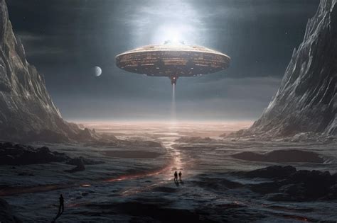 Image result for Alien Craft Landing in Moon
