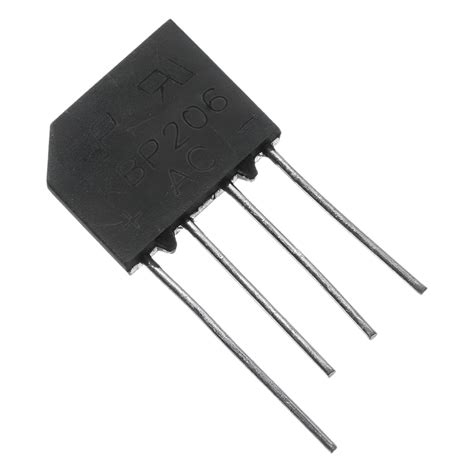 KBP206 Bridge Rectifier 600V 2A | KBP-4 DIP Package | AC to DC Converter-3