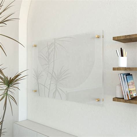 Blank Acrylic Dry Erase Board for Home-office, Clear Large Wall Calendar , Clear Acrylic Plaque ...