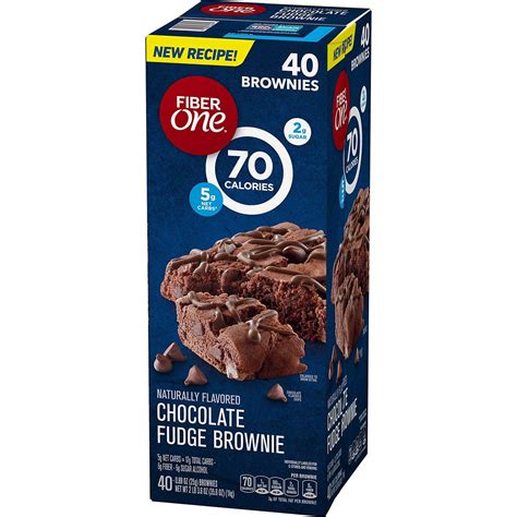 Amazon.com : Fiber One Chocolate Fudge Brownies (.89 oz., 40 Pk ...
