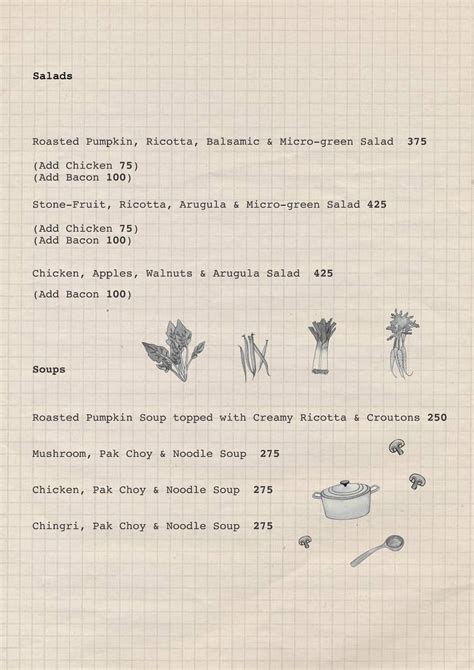 Menu at Sienna Store & Cafe, Kolkata, 49