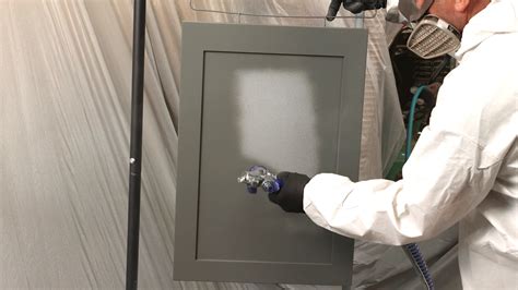 How to Spray Paint your Cabinets with a 2 Qt. Pressure Pot - Fuji Spray ...