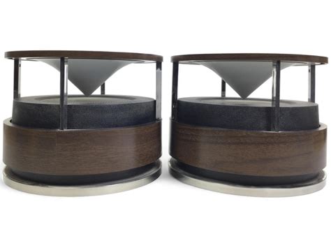 Lot - (2) Vintage Zenith Circle Of Sound Speakers