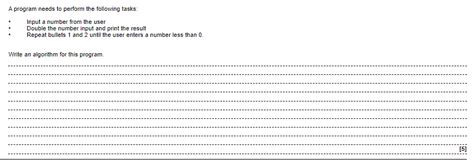 Image result for GCSE Computer Science Algorithm Questions