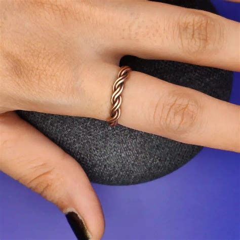 Medusa - Antiqued Original Pure Copper Ring – Sanguine Aura